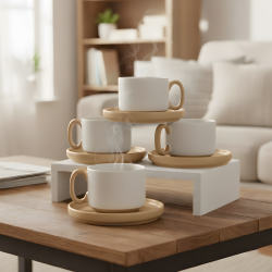 Porcelain Mug Set of 4 